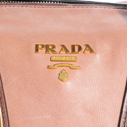 Prada Glace Calfskin Bowler Ardesia Fumo 10 of 10