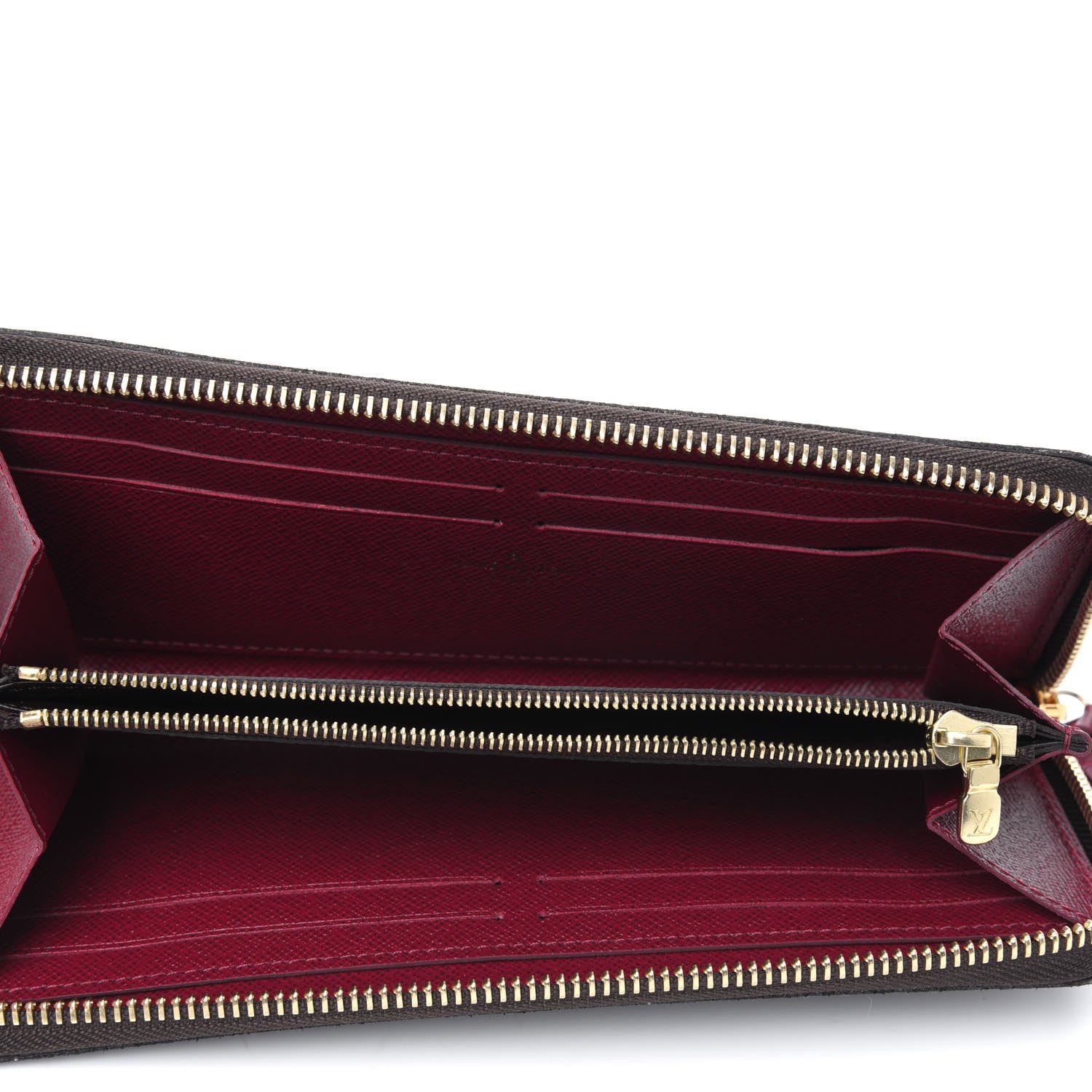 Louis Vuitton Monogram Clemence Wallet Fuchsia 3 of 4