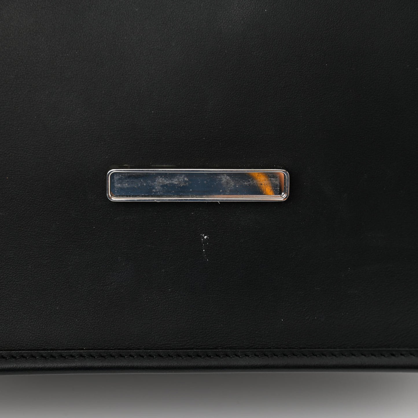Vitello Century Opaco F is Fendi Kan I Shoulder Bag Black