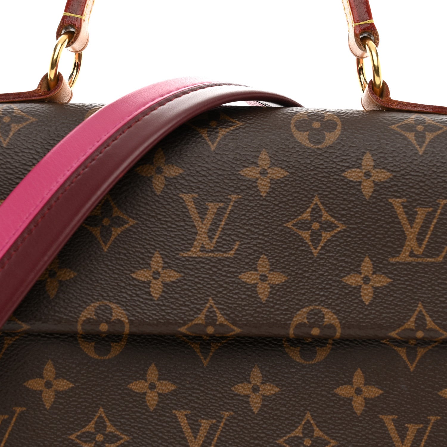 Louis Vuitton Monogram Cluny BB Bordeaux Fuchsia 8 of 11