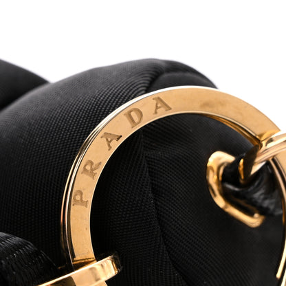 Prada Re-Nylon Puffy Soft Robot Keychain With Strap Black 4 of 5