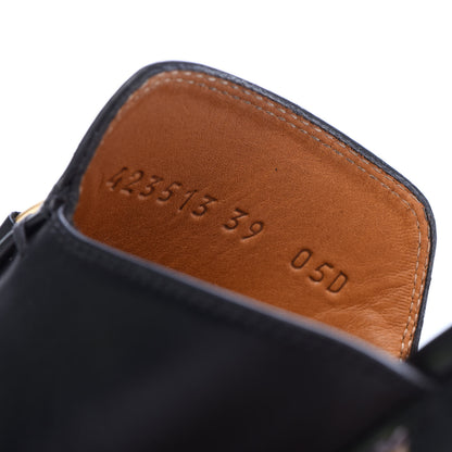 Gucci Calfskin Womens Princetown Slippers 39 Black 8 of 9