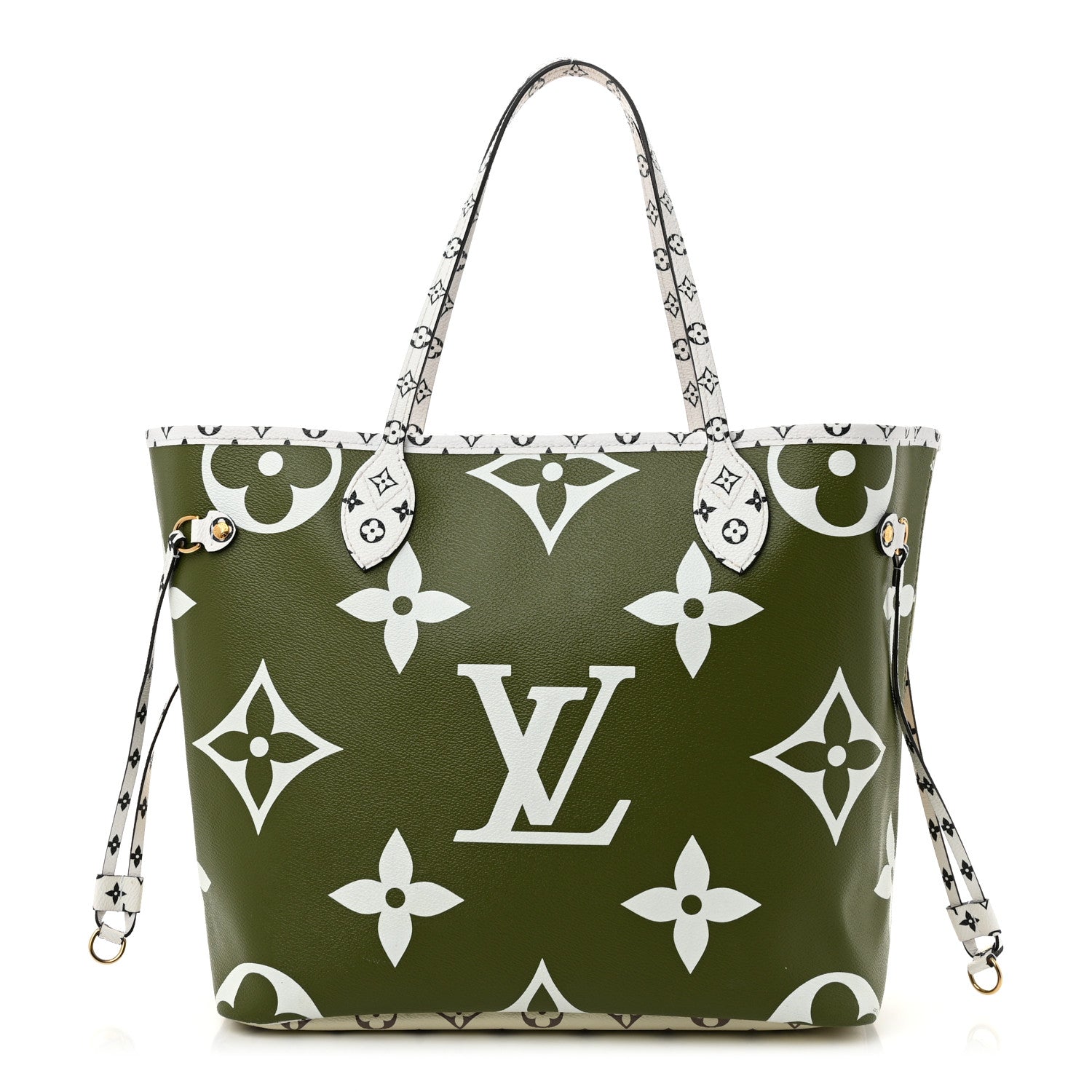 Louis Vuitton Monogram Giant Neverfull MM Kaki 1 of 11