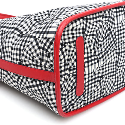 MCM Visetos Large Liz Reversible Shopper Tote Ruby Red 13 of 15