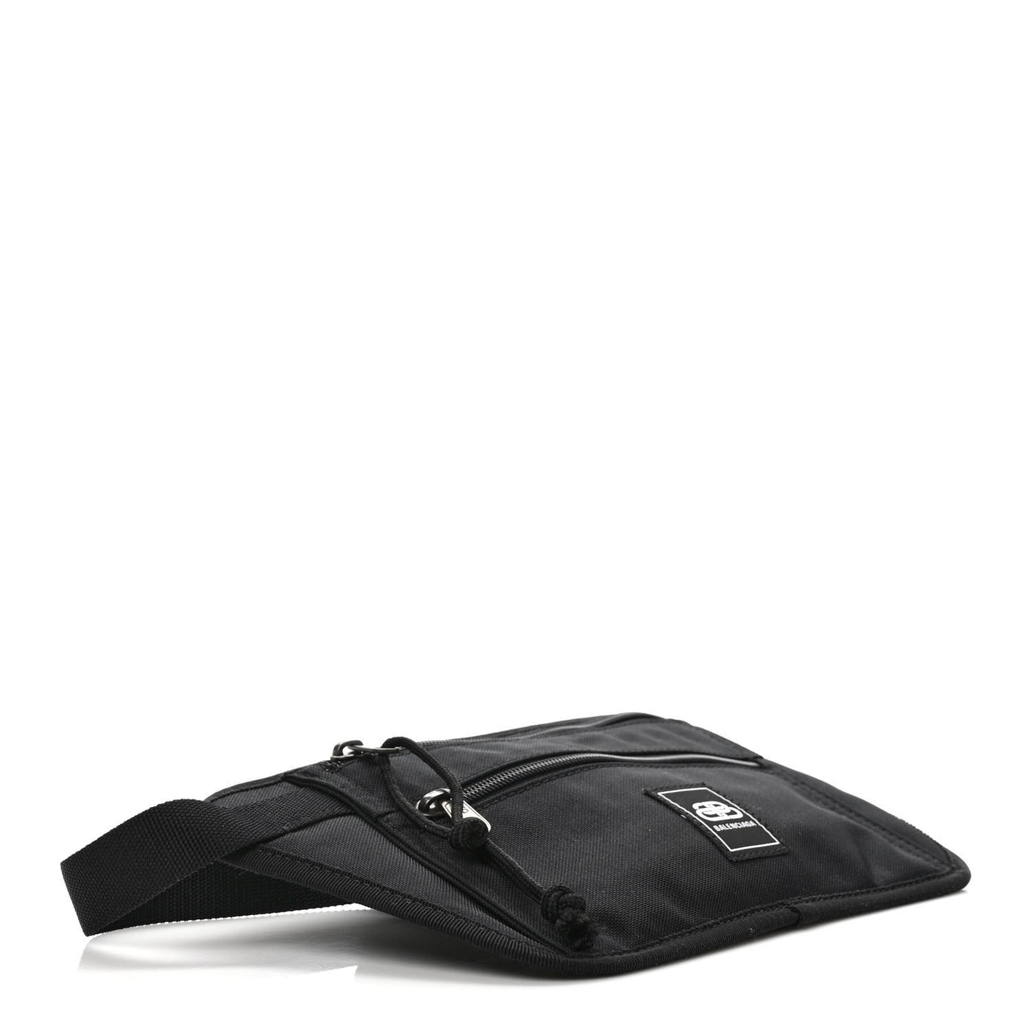 Sustainable Casual Nylon Weekend Belt Wallet Black