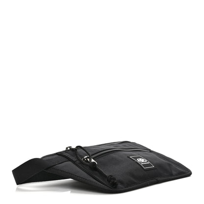 Balenciaga Sustainable Casual Nylon Weekend Belt Wallet Black 4 of 9