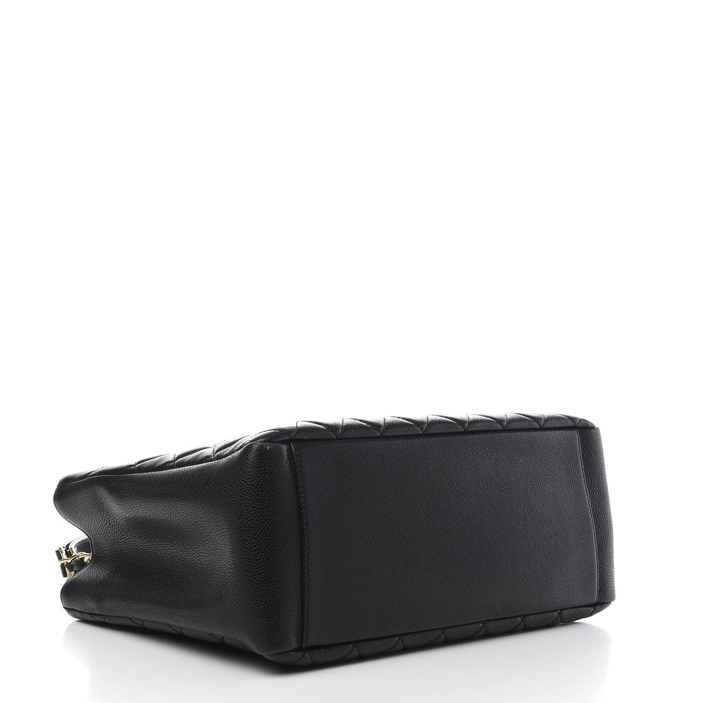 Caviar Quilted Grand Shopping Tote GST Black