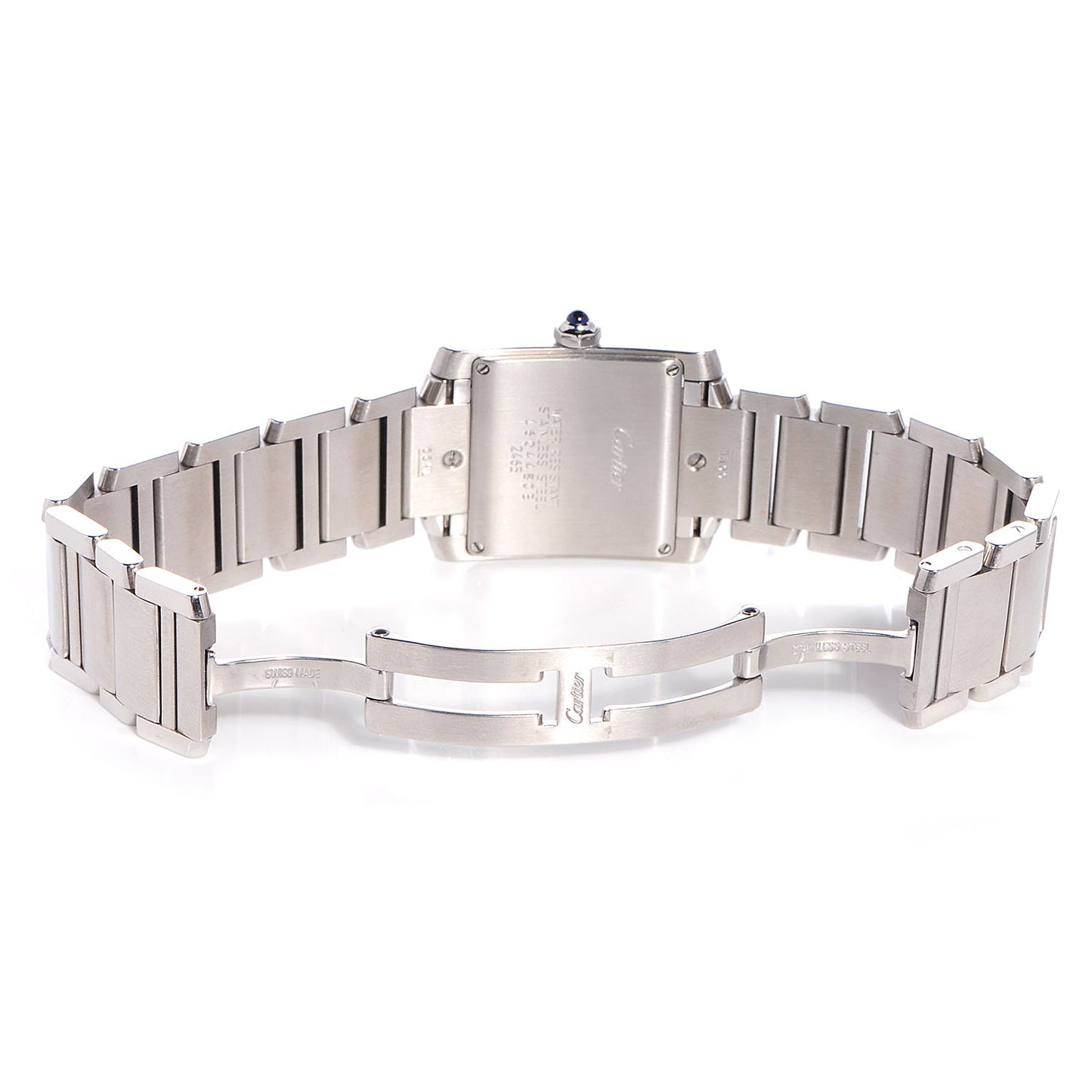 Stainless Steel 25mm Tank Francaise Quartz Watch