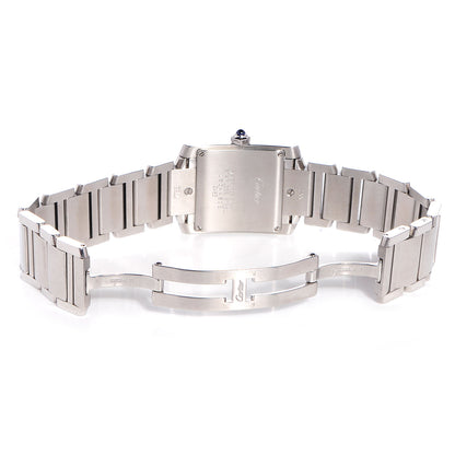 Cartier Stainless Steel 25mm Tank Francaise Quartz Watch 3 of 7
