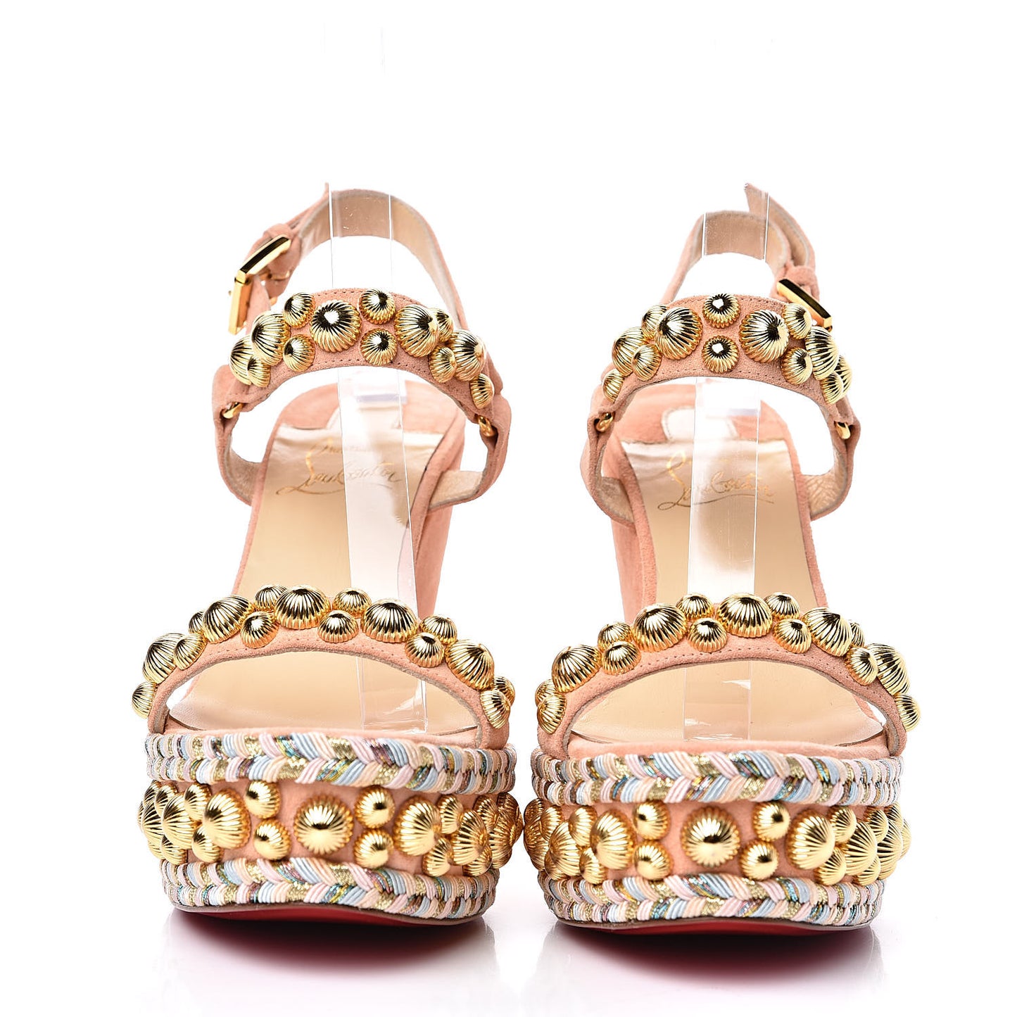 Veau Velours Rondaclou 120 Wedge Sandals 37
