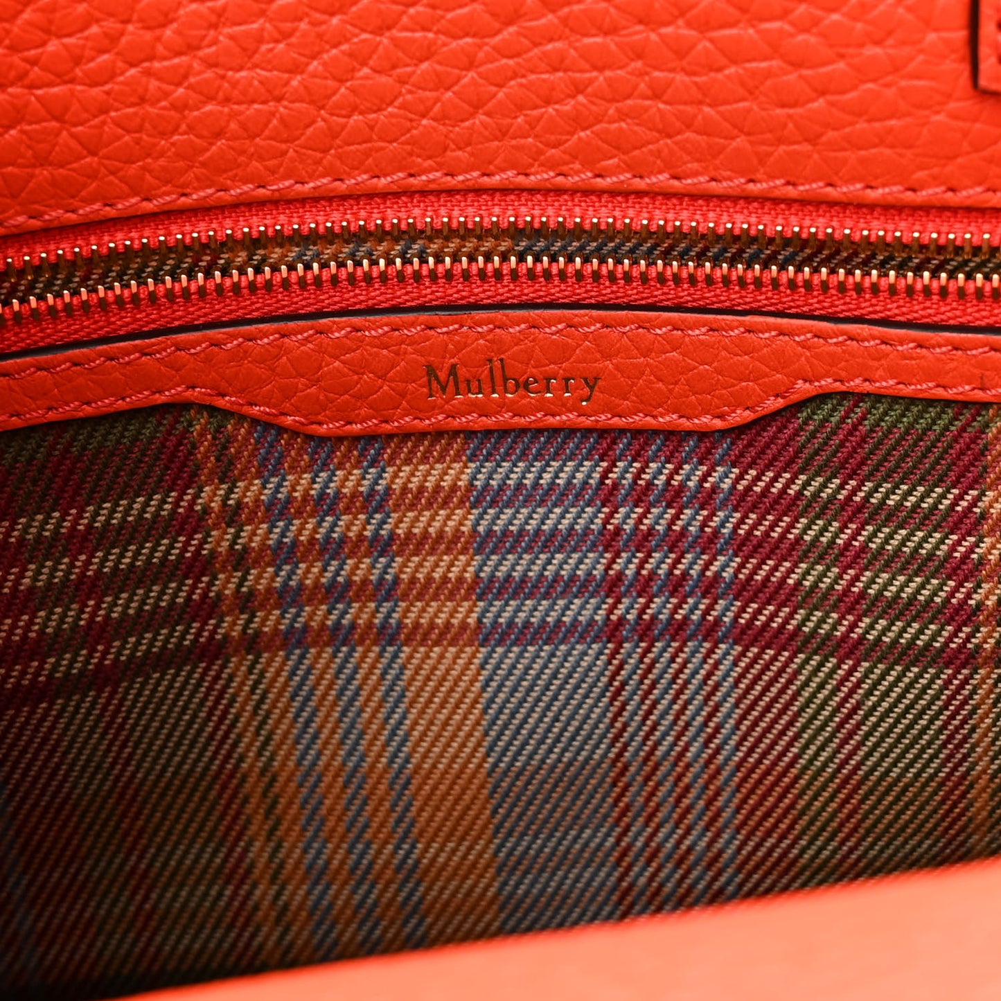 Heavy Grain Small Belted Bayswater Tote Hibiscus