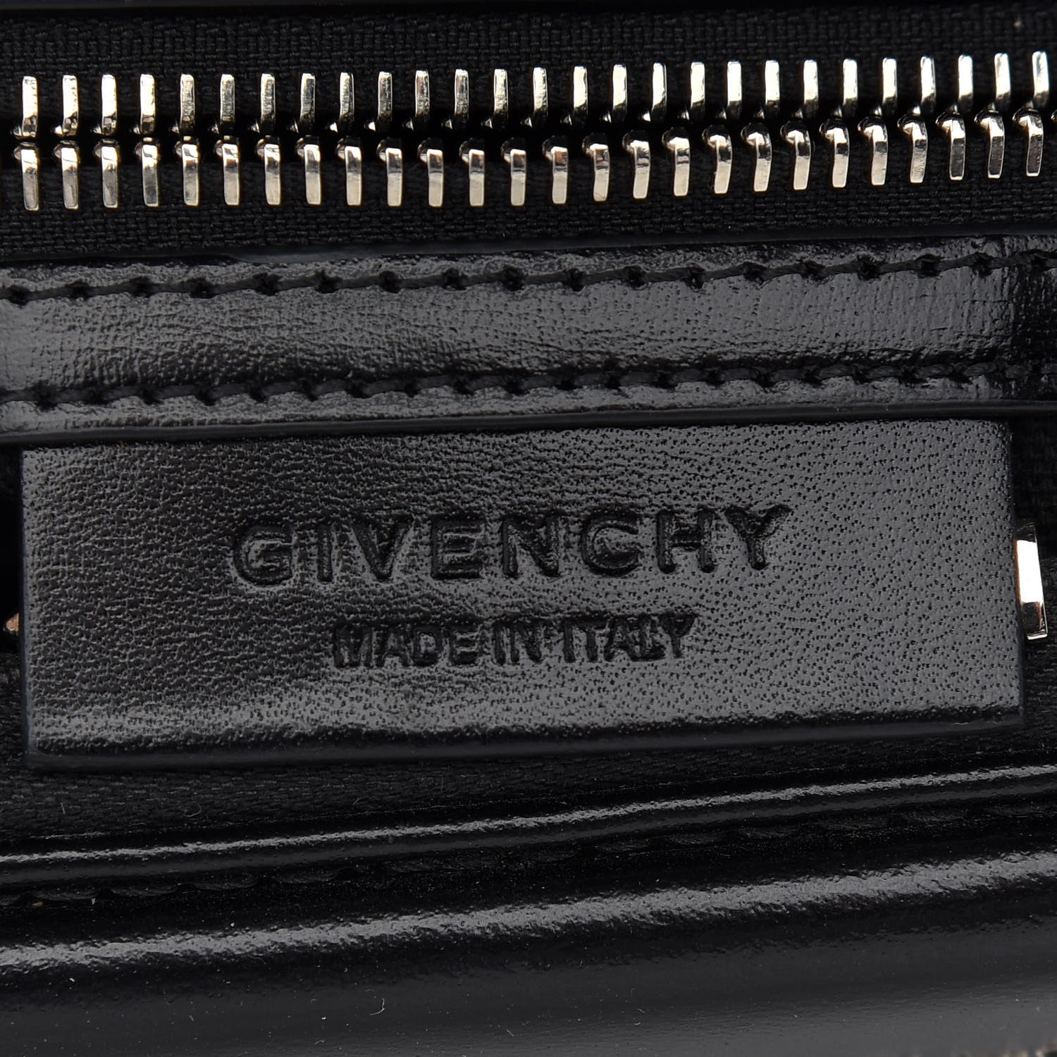 Givenchy Shiny Lord Calfskin Small Antigona Black 6 of 10