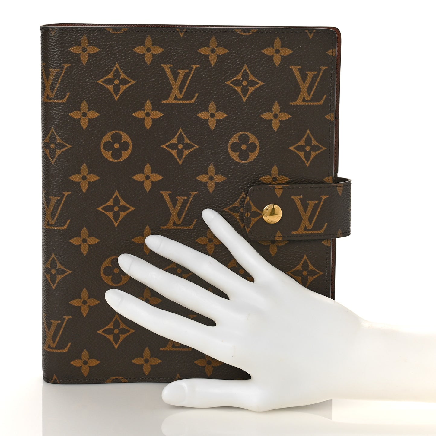 Monogram Large Ring Agenda Cover