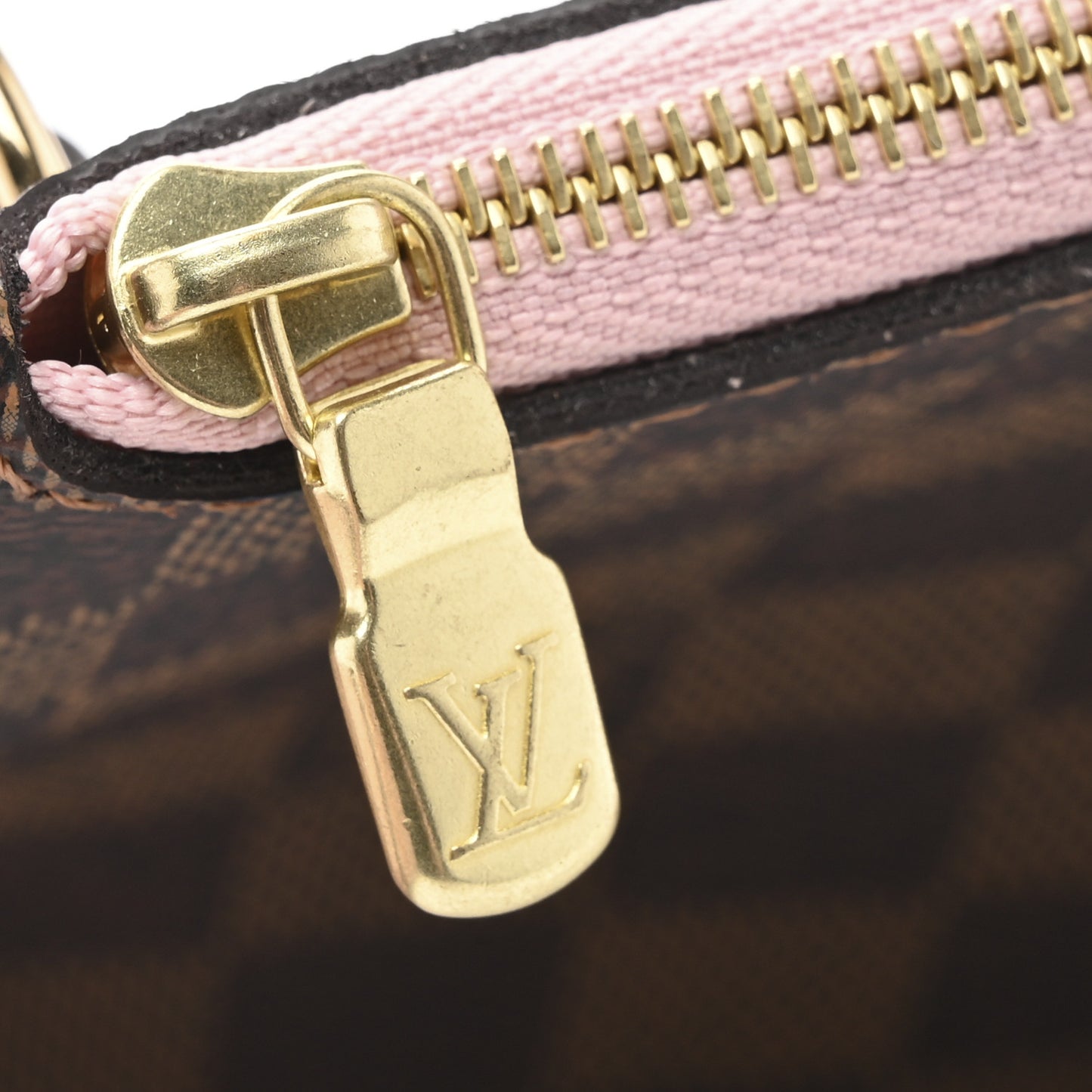 Damier Ebene Neverfull MM GM Pochette Rose Ballerine