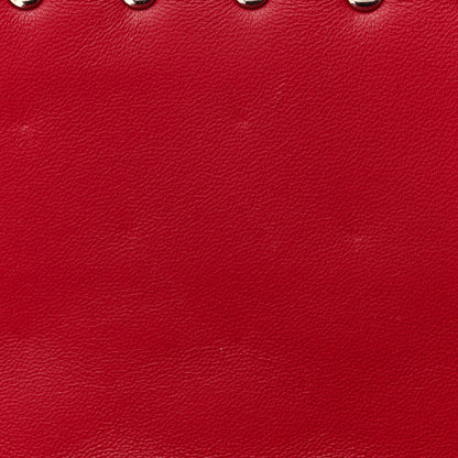 Valentino Garavani Lambskin Medium Free Rockstud Spike Shoulder Bag Rosso Valentino 11 of 12