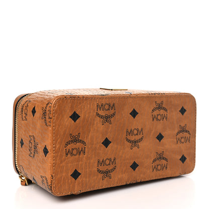 MCM Visetos Vanity Case Cognac 3 of 9