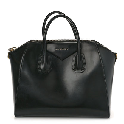 Givenchy Shiny Lord Calfskin Medium Antigona Black 1 of 13