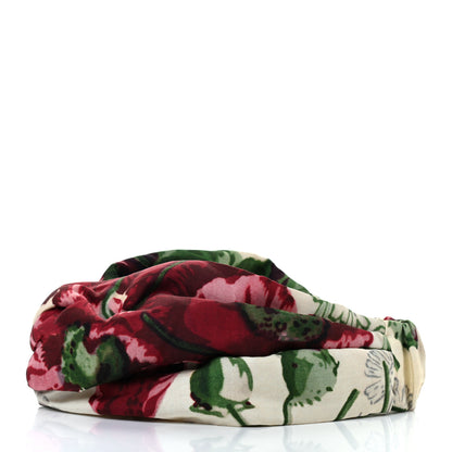 Gucci Silk Flora Print Headband M Multicolor 5 of 9