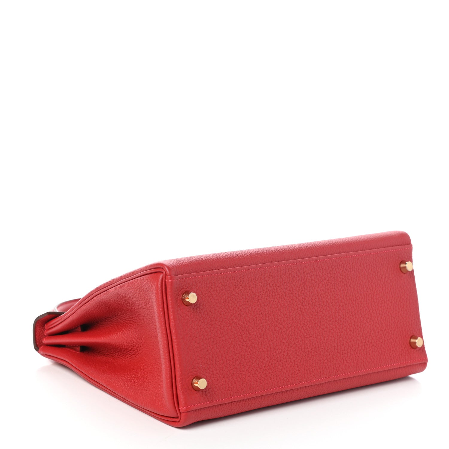 Hermes Togo Kelly Retourne 28 Rouge Vif 4 of 10
