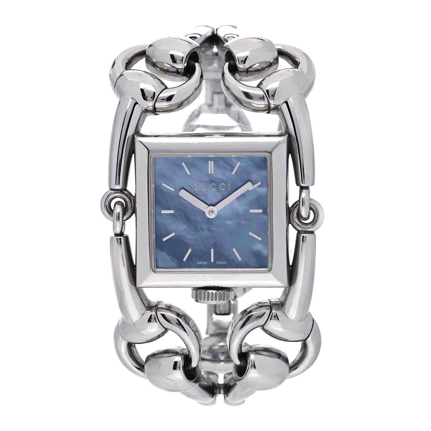 Stainless Steel Blue Mother of Pearl 25mm Signoria Quartz Watch