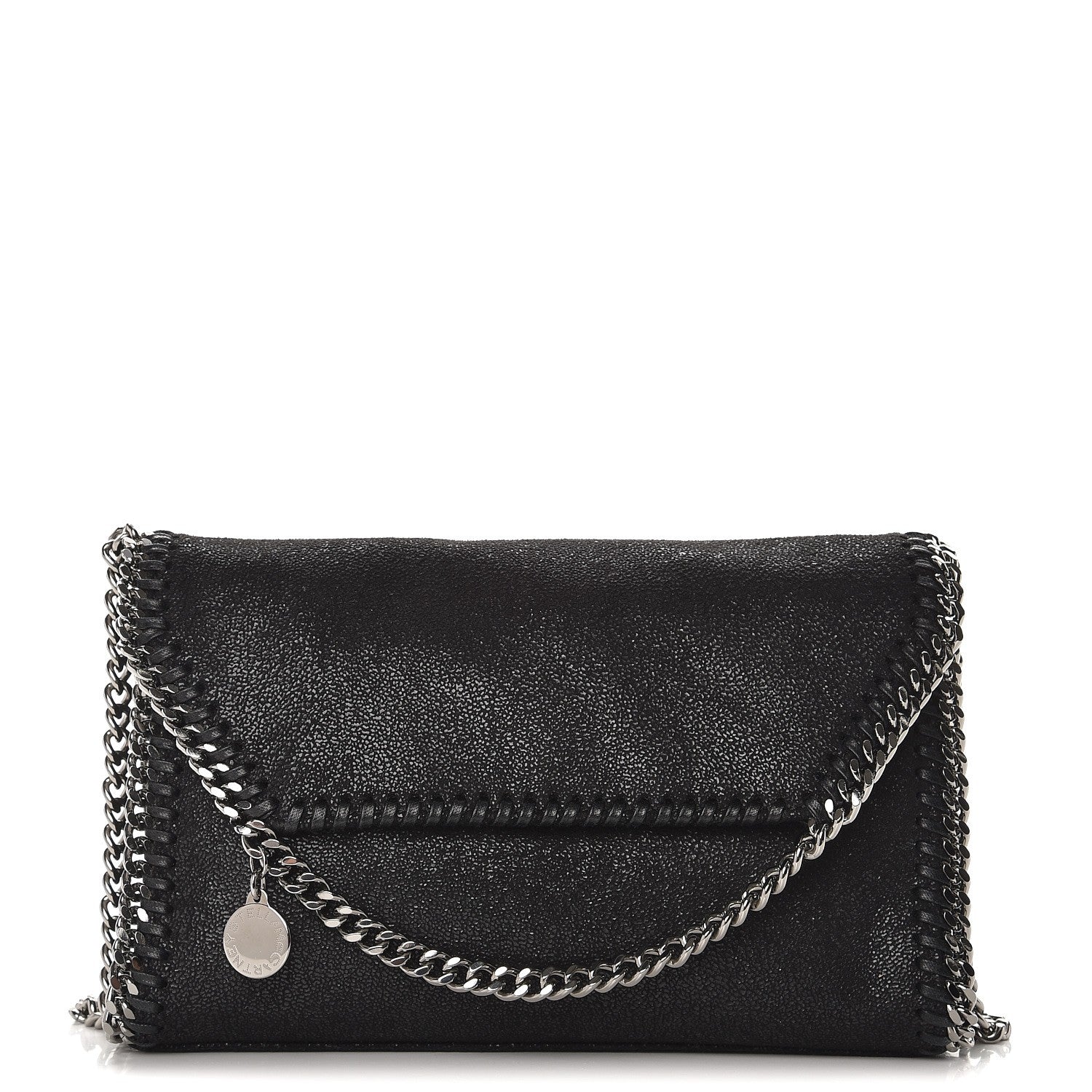 Stella McCartney Shaggy Deer Mini Falabella Shoulder Bag Black 1 of 7