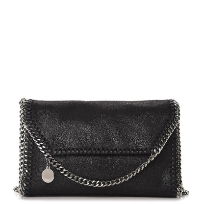 Stella McCartney Shaggy Deer Mini Falabella Shoulder Bag Black 1 of 7