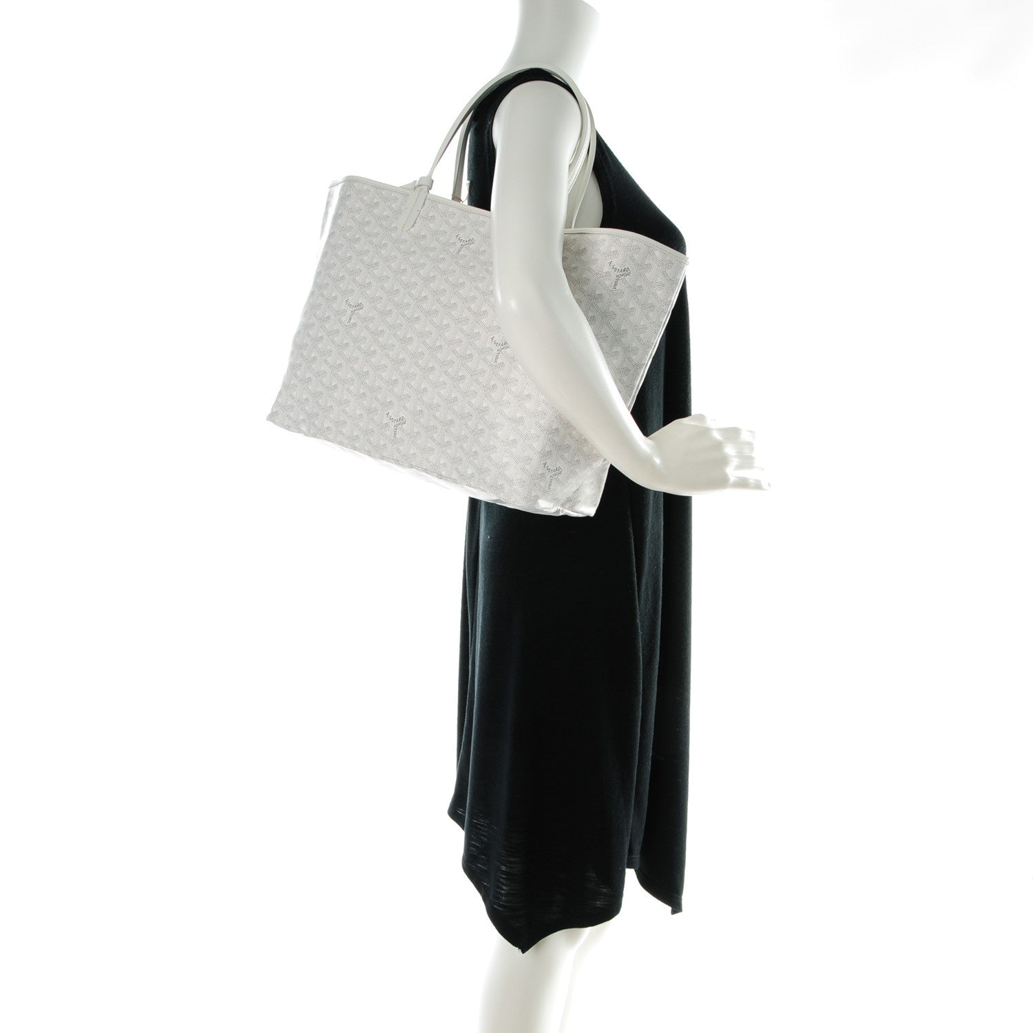 Goyard Goyardine Saint Louis PM White 2 of 8