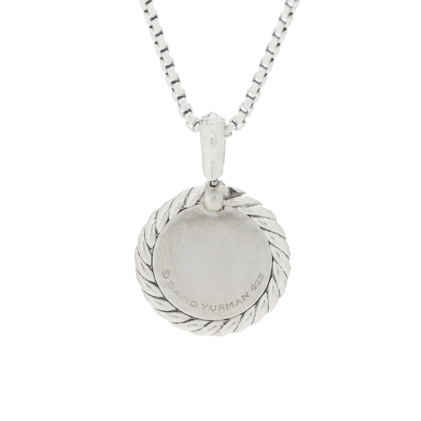 Sterling Silver Diamond Initial L Charm Necklace