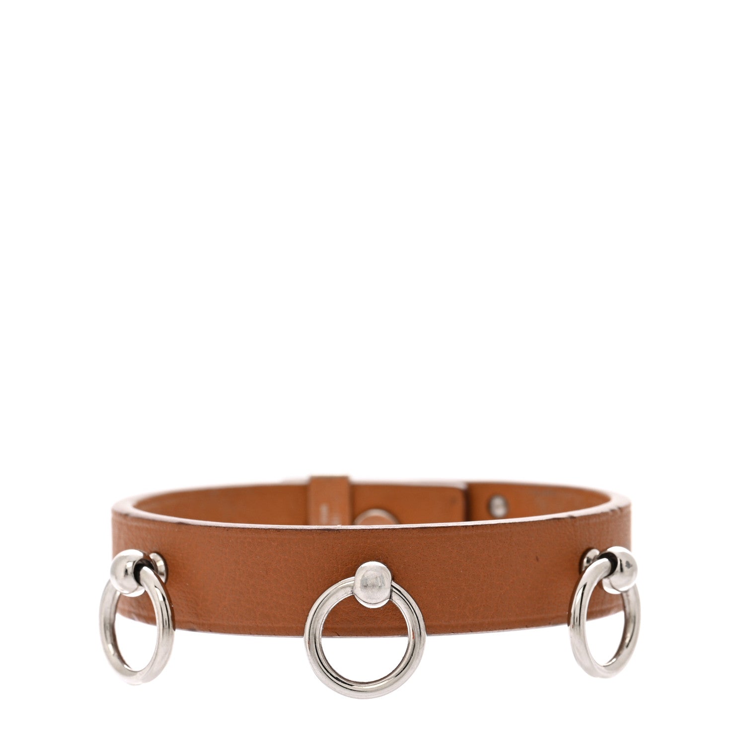 Hermes Swift Mini Dog Rings Bracelet T2 Gold 1 of 5