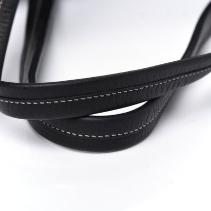 Prada Tessuto Nylon Vitello Foldover Pushlock Satchel Black 26 of 27