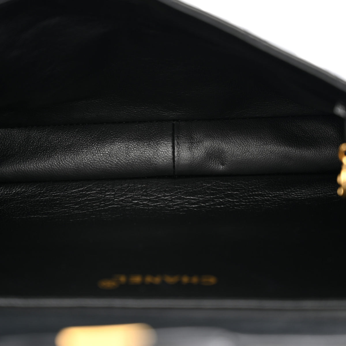 Chanel Patent Quilted Double Sided Shoulder Flap Bag Black 5 of 10