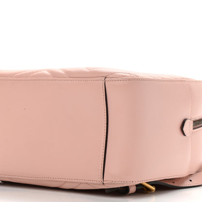 Gucci Calfskin Matelasse GG Marmont Dome Backpack Perfect Pink 11 of 13