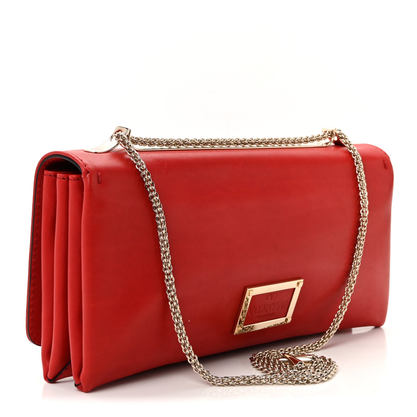 Nappa Va Va Voom Large Shoulder Bag Red