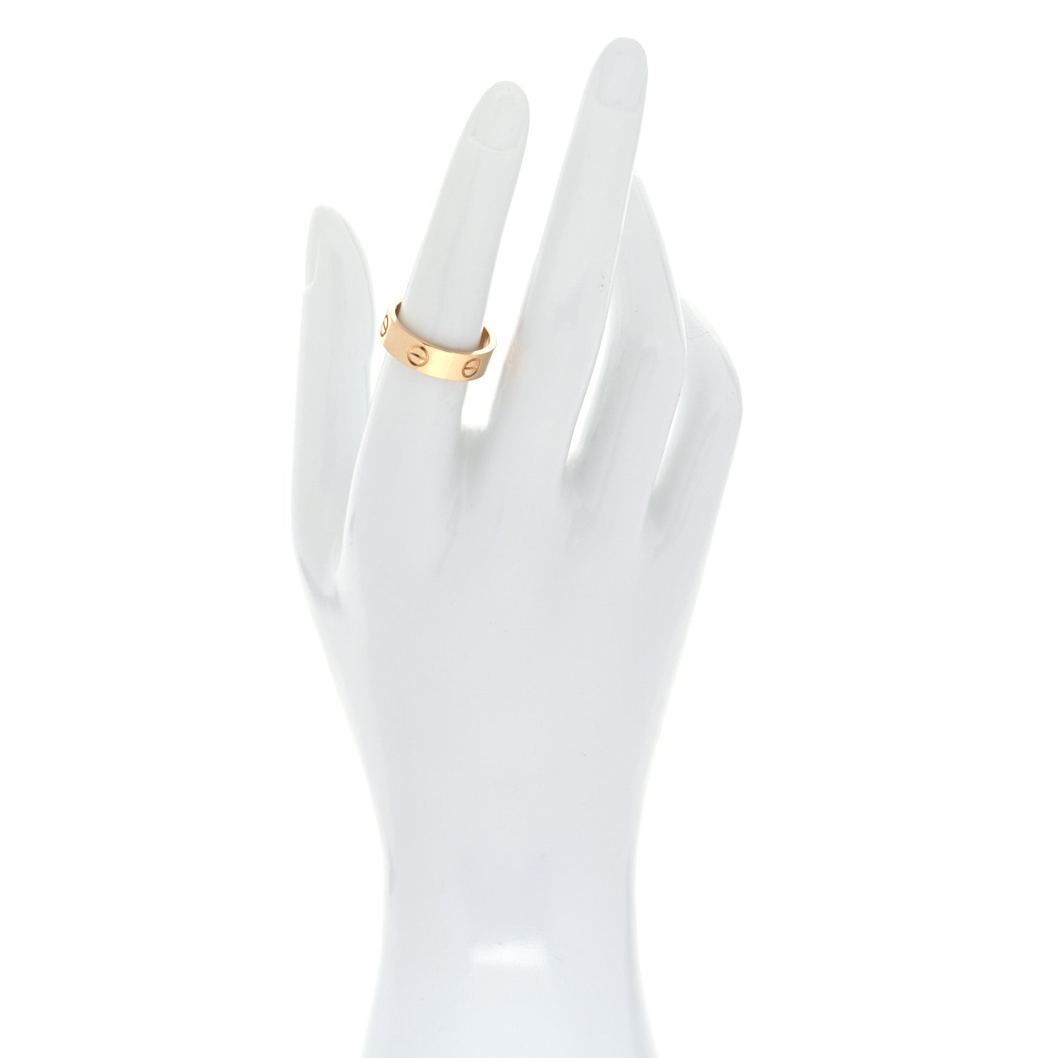 Cartier 18K Yellow Gold 5.5mm LOVE Ring 54 7 2 of 4