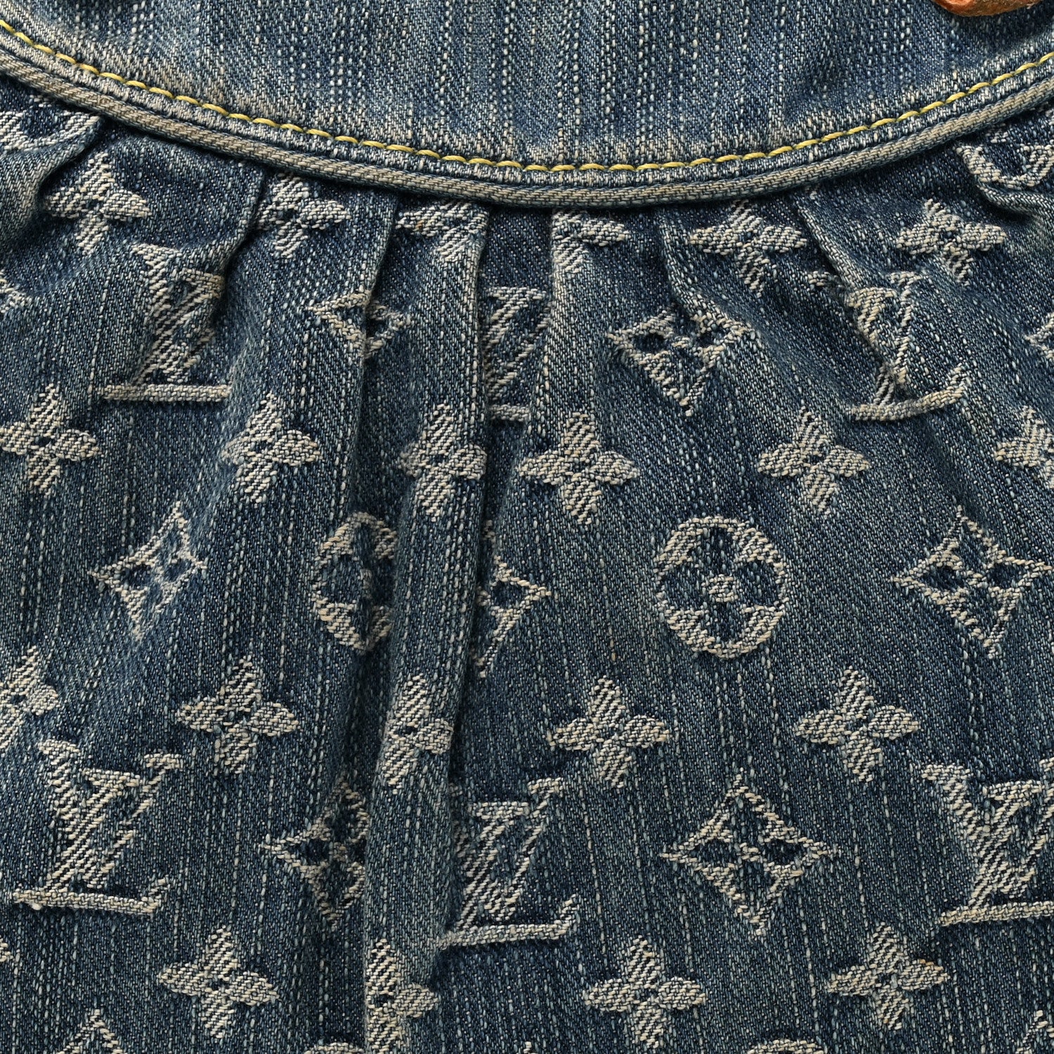 Louis Vuitton Denim Neo Cabby GM Blue 7 of 12