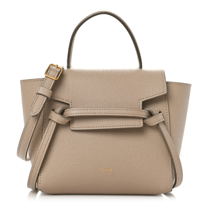 Celine Grained Calfskin Pico Belt Bag Light Taupe 1 of 12
