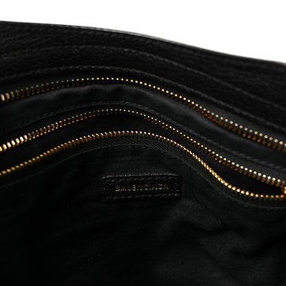 Balenciaga Chevre Gold Metallic Edge Hardware S City Black 7 of 10