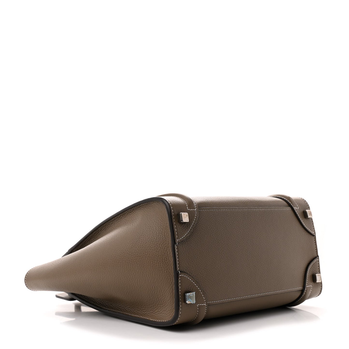Drummed Calfskin Micro Luggage Souris