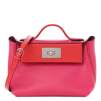 Hermes Evercolor Swift 24/24 21 Rose Mexico Rouge De Coeur 1 of 9