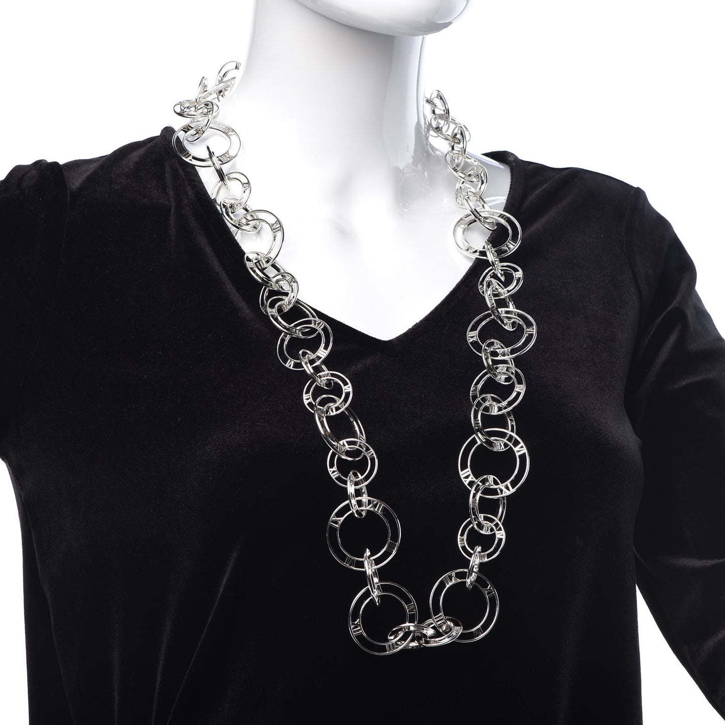 Sterling Silver Atlas Link Necklace