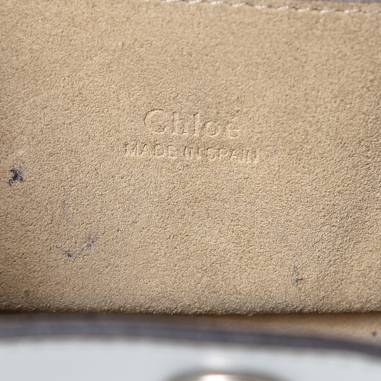 Suede Calfskin Mini Faye Bracelet Bag Airy Grey