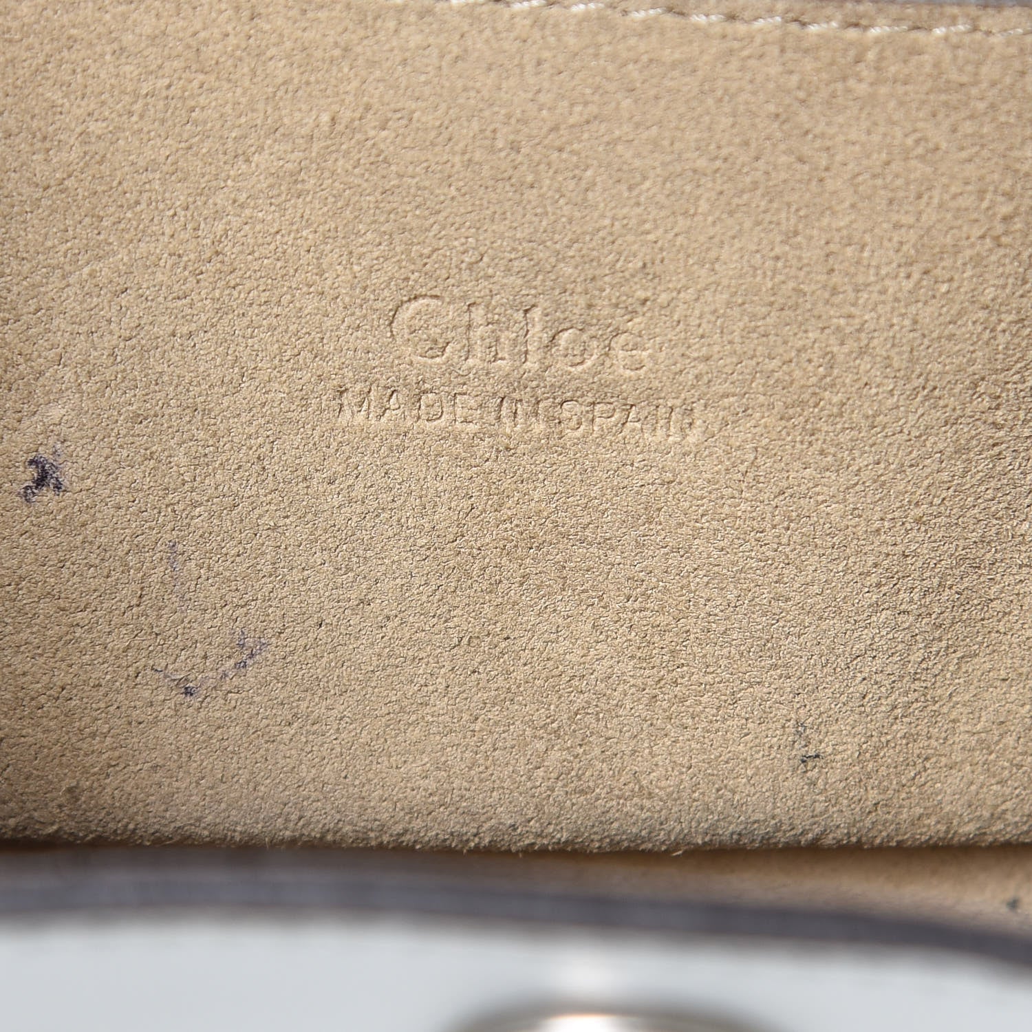 Chloe Suede Calfskin Mini Faye Bracelet Bag Airy Grey 6 of 13