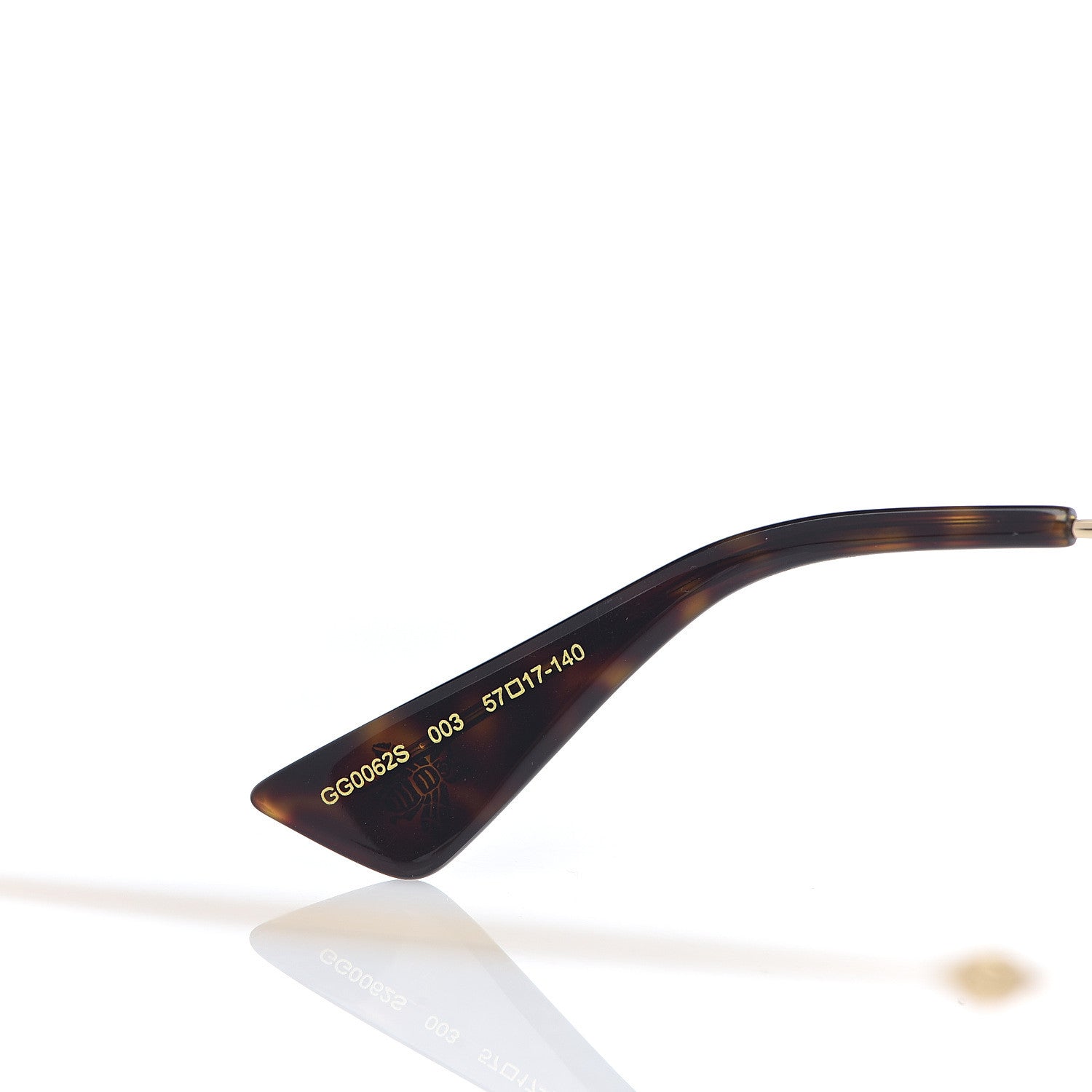 Gucci Web Aviator Sunglasses GG0062S Green Red 5 of 7