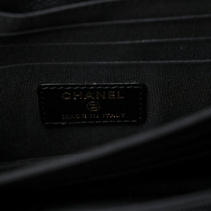 Chanel Lambskin Quilted Mini Trendy CC Wallet On Chain WOC Black 5 of 11