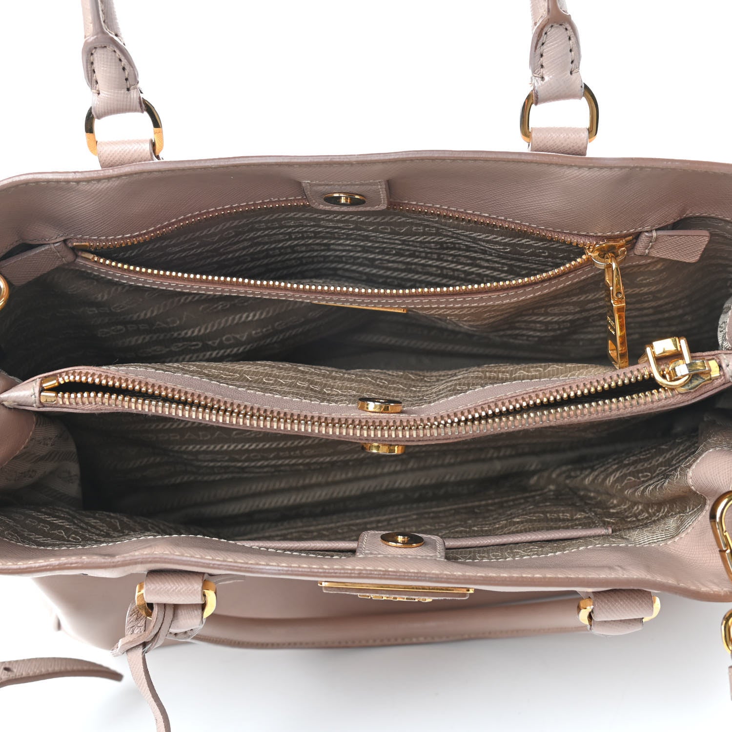 Prada Saffiano Lux Medium Tote Cammeo 5 of 10