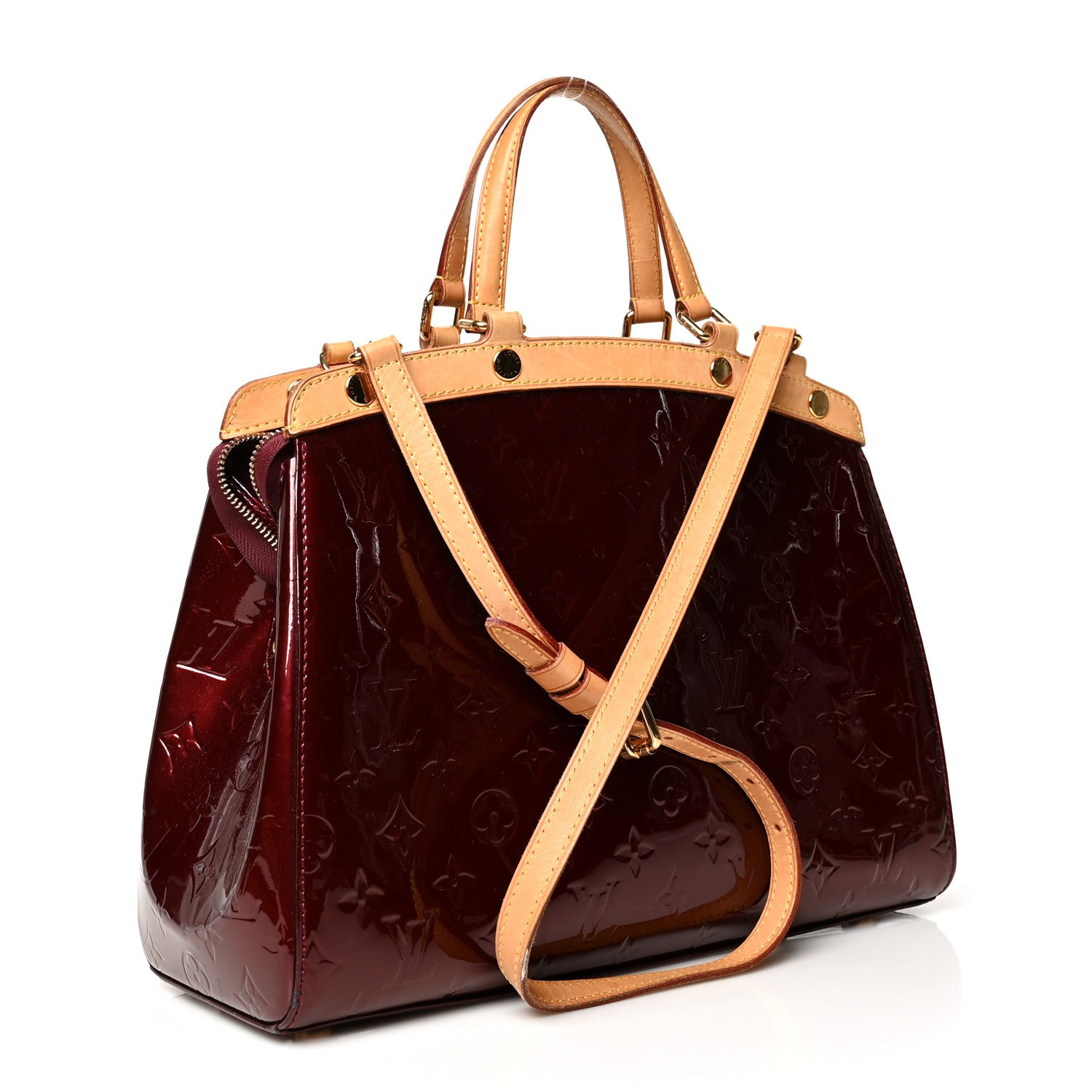 Louis Vuitton Vernis Brea MM Griotte 3 of 14