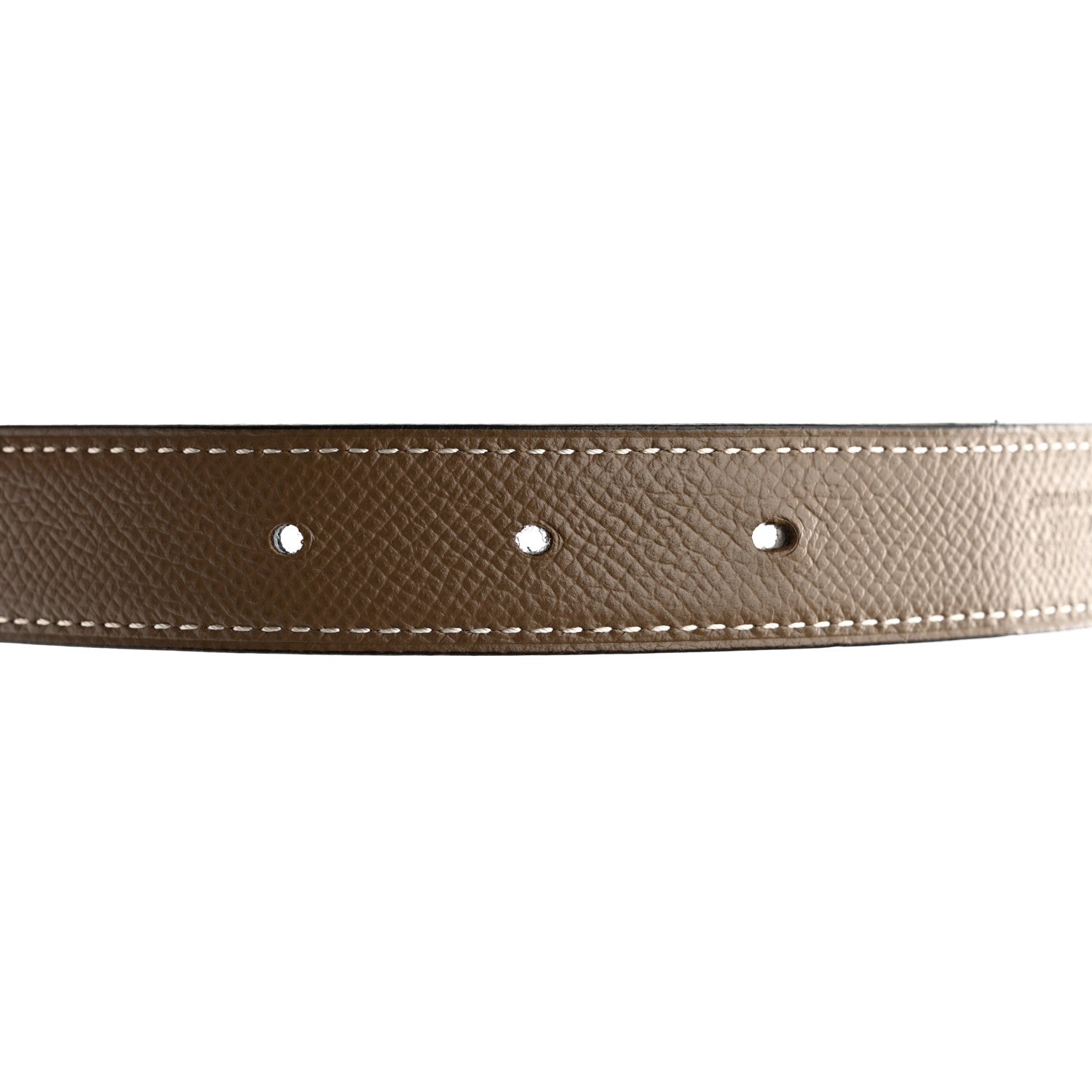 Hermes Swift Epsom 24mm Constance H Belt 80 Black Etoupe 6 of 9
