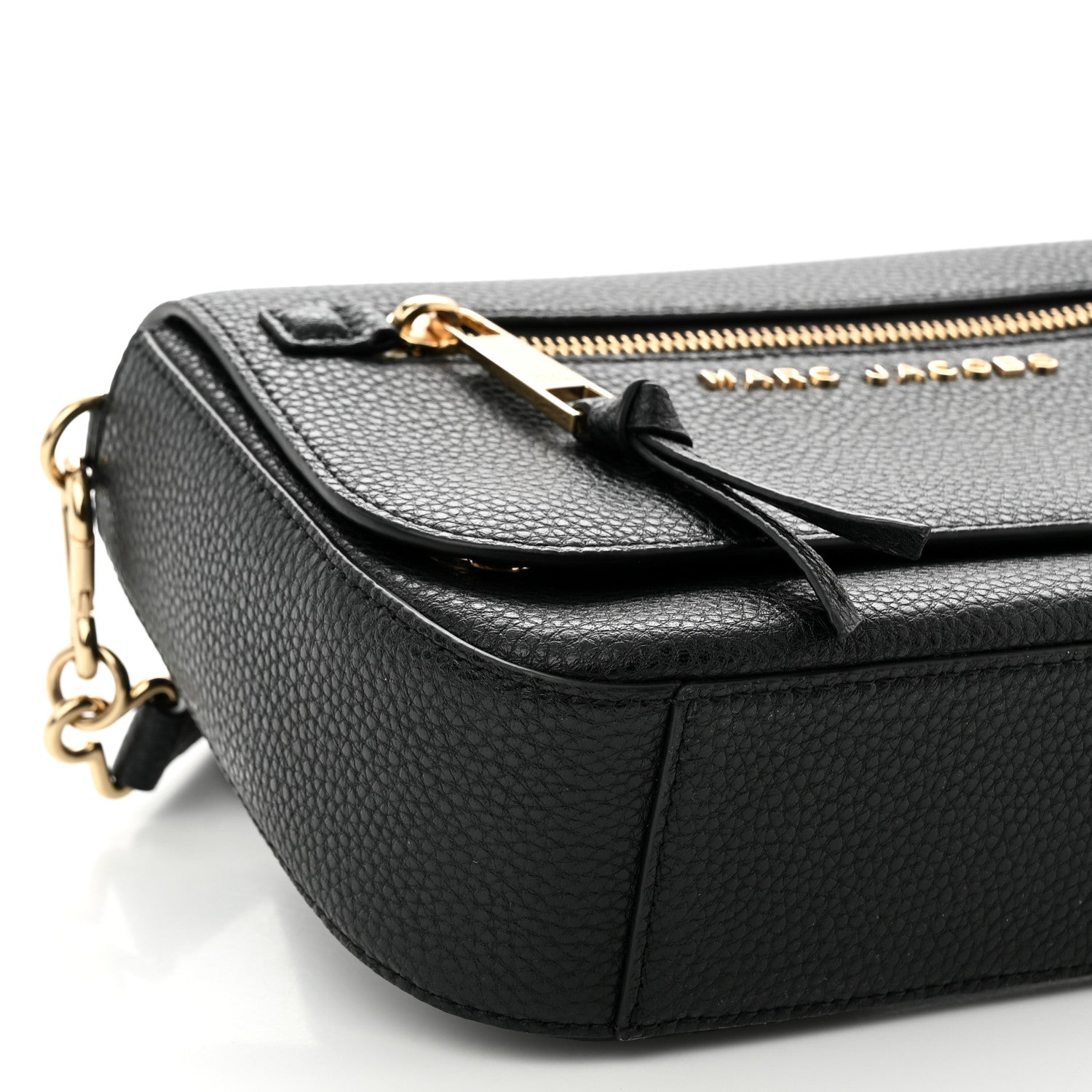 Marc Jacobs Pebbled Calfskin Crossbody Bag Black 9 of 10
