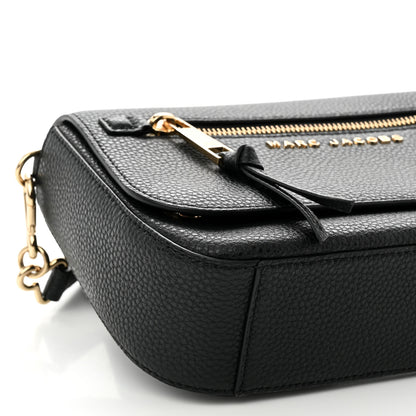 Marc Jacobs Pebbled Calfskin Crossbody Bag Black 9 of 10