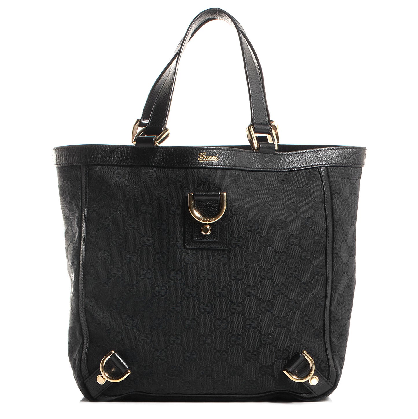 Monogram Small Abbey Tote Black